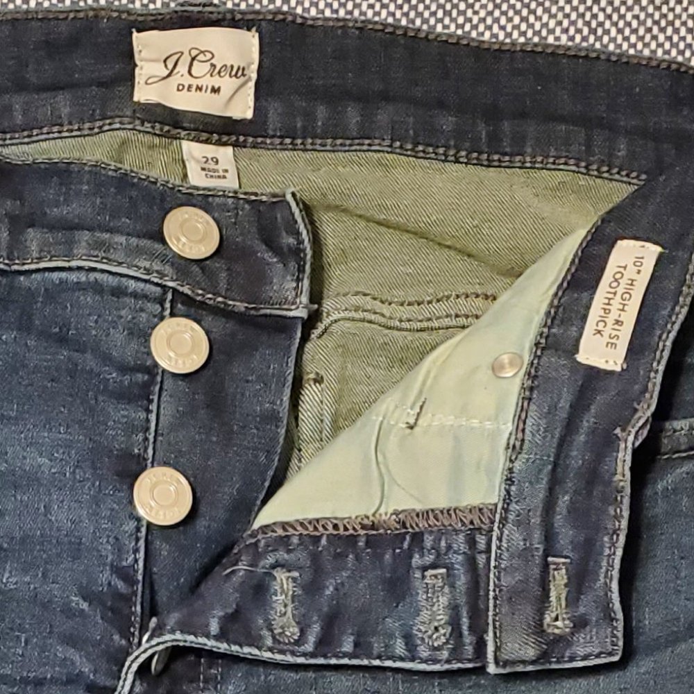 J. Crew High Rise Jeans - Picture 2 of 2